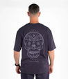 Calavera Oversized Skull Tee - Brown T-Shirt