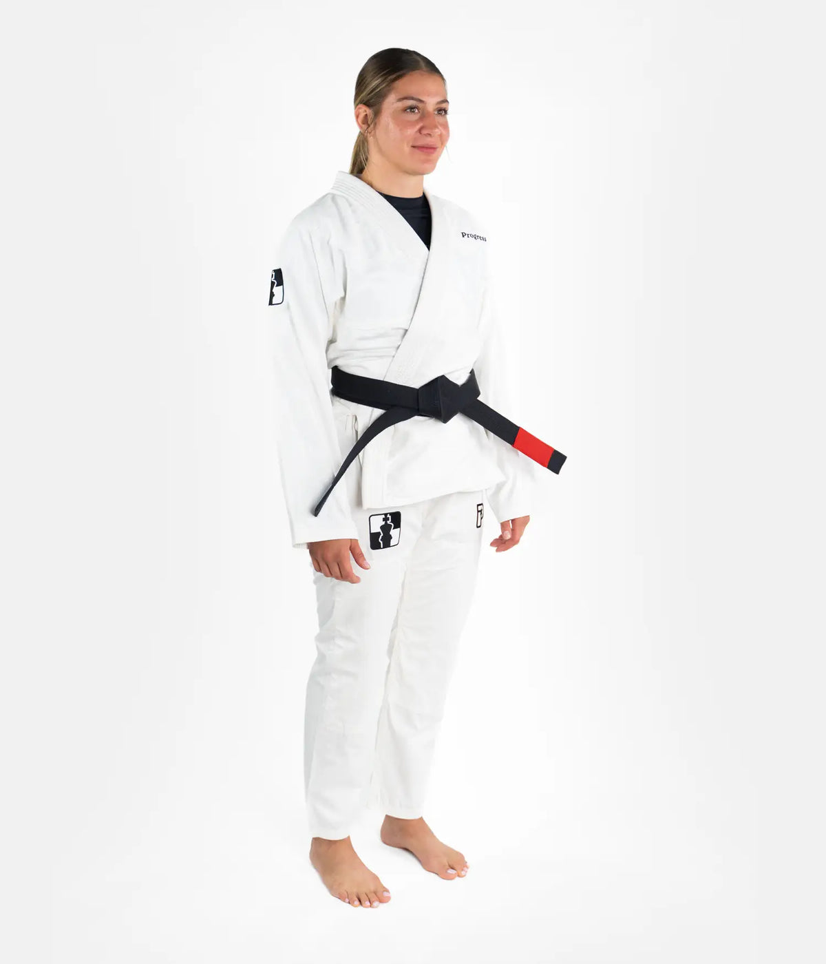 Women's Checkmat Official Gi - White Kimono F1