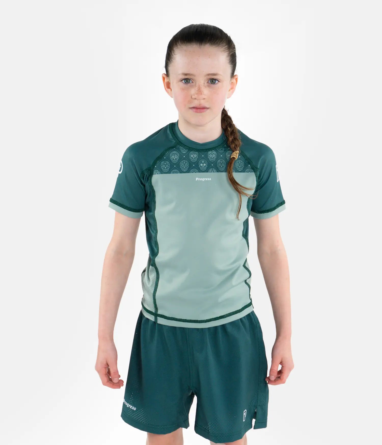 Calavera Kids Rashguard - Olive Rashguard