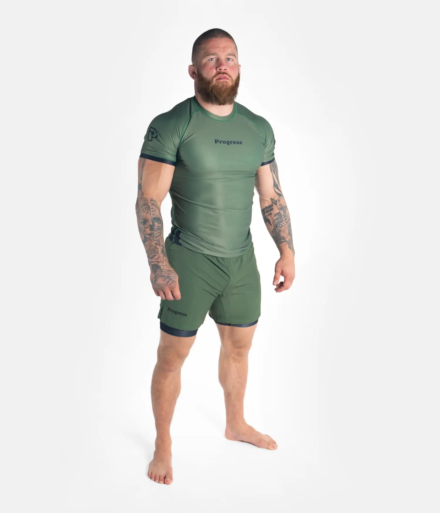 Academy + Rashguard - Khaki Rashguard