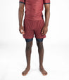 Academy + Maroon & Black Hybrid Shorts Shorts