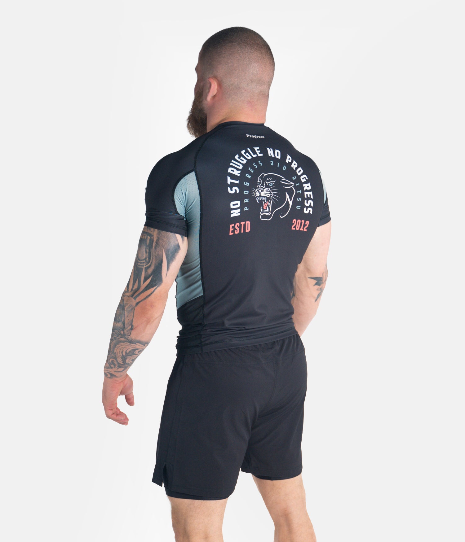 The Panther Rashguard - Black