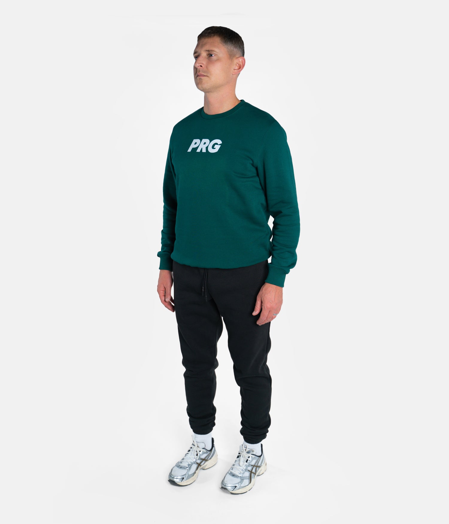 Crewneck and sweatpants sale