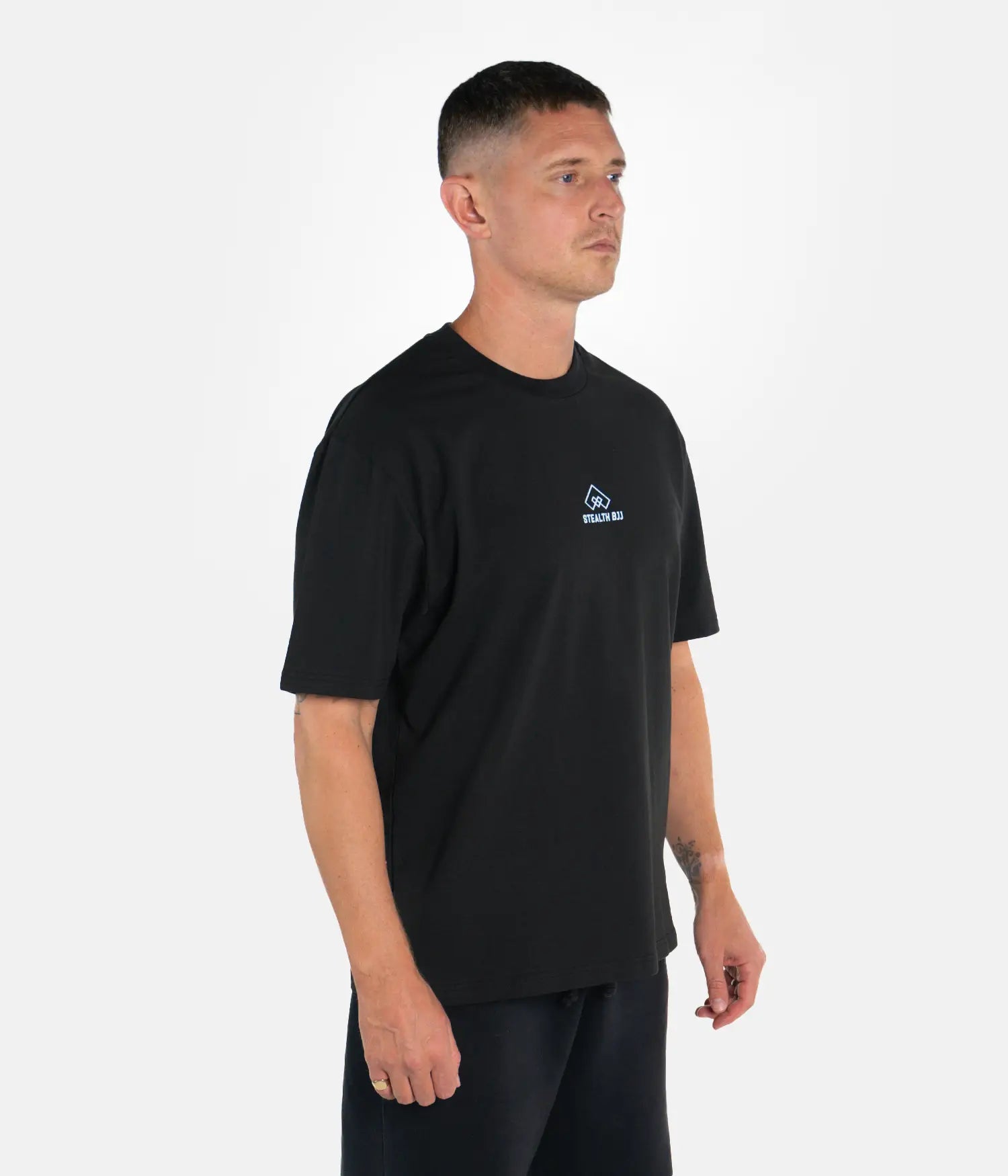 Stealth Oversized Tee- Black T-Shirt