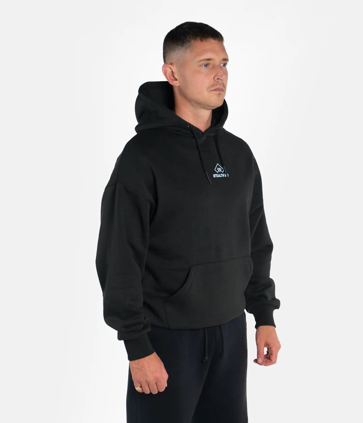 Stealth Oversized Hoodie - Black Hoodie