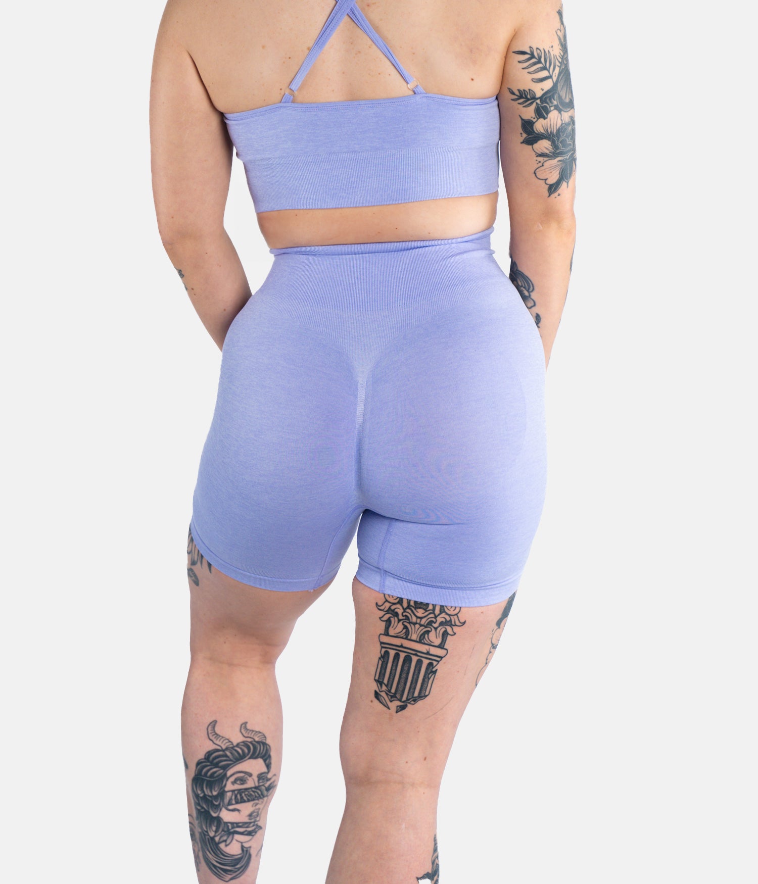 Eira Ladies Seamless Shorts - Lilac