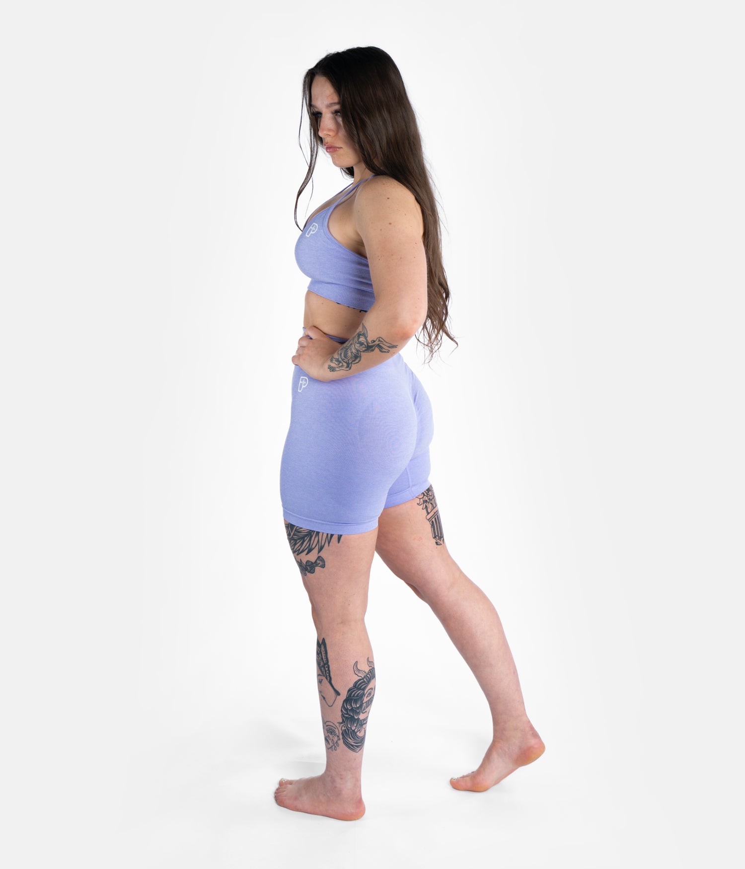 Eira Ladies Seamless Shorts - Lilac