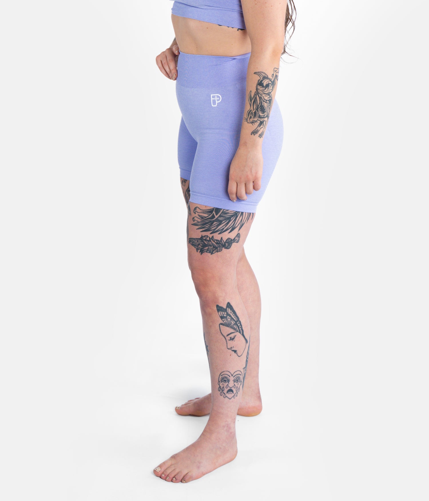 Eira Ladies Seamless Shorts - Lilac