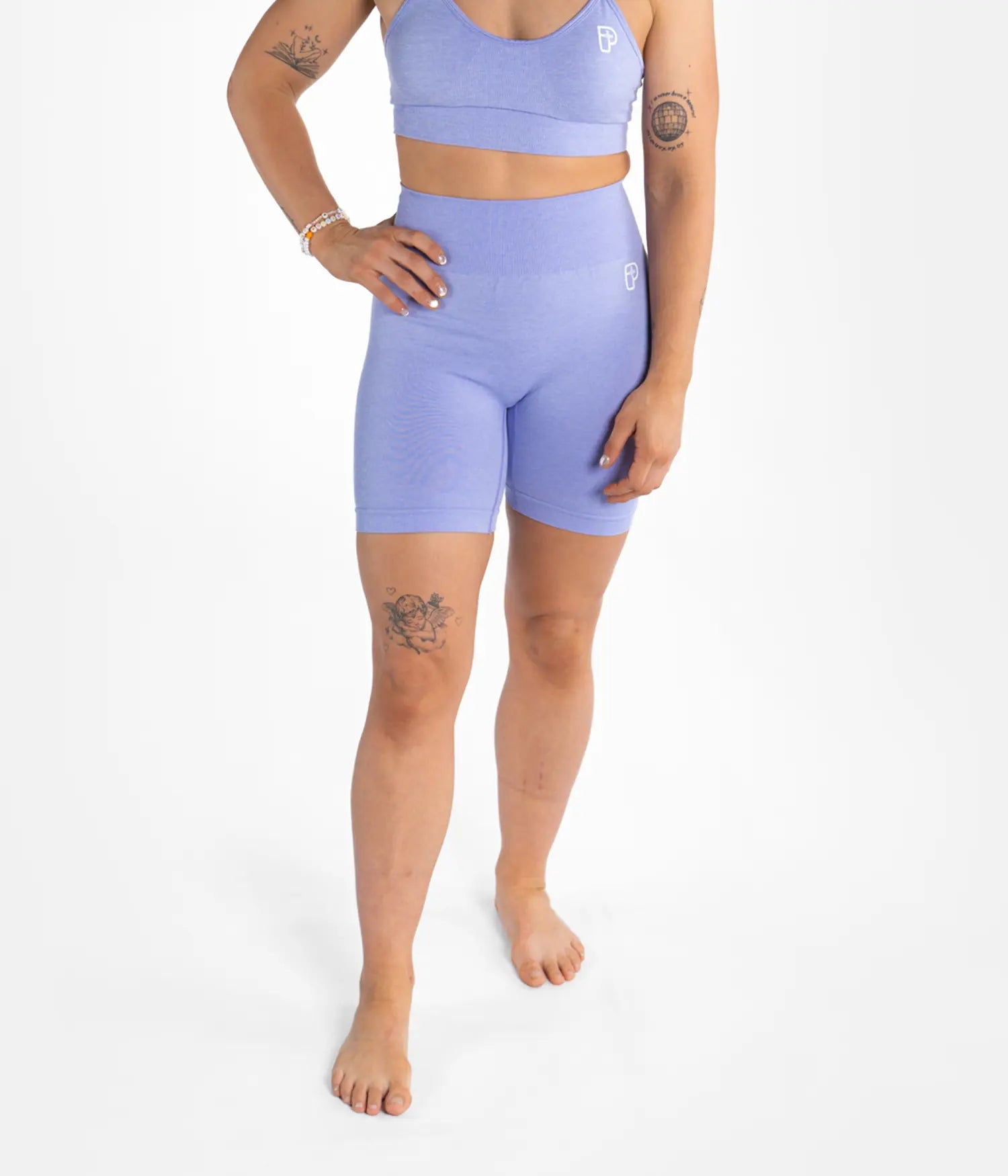 Eira Women's Seamless Shorts - Lilac Shorts