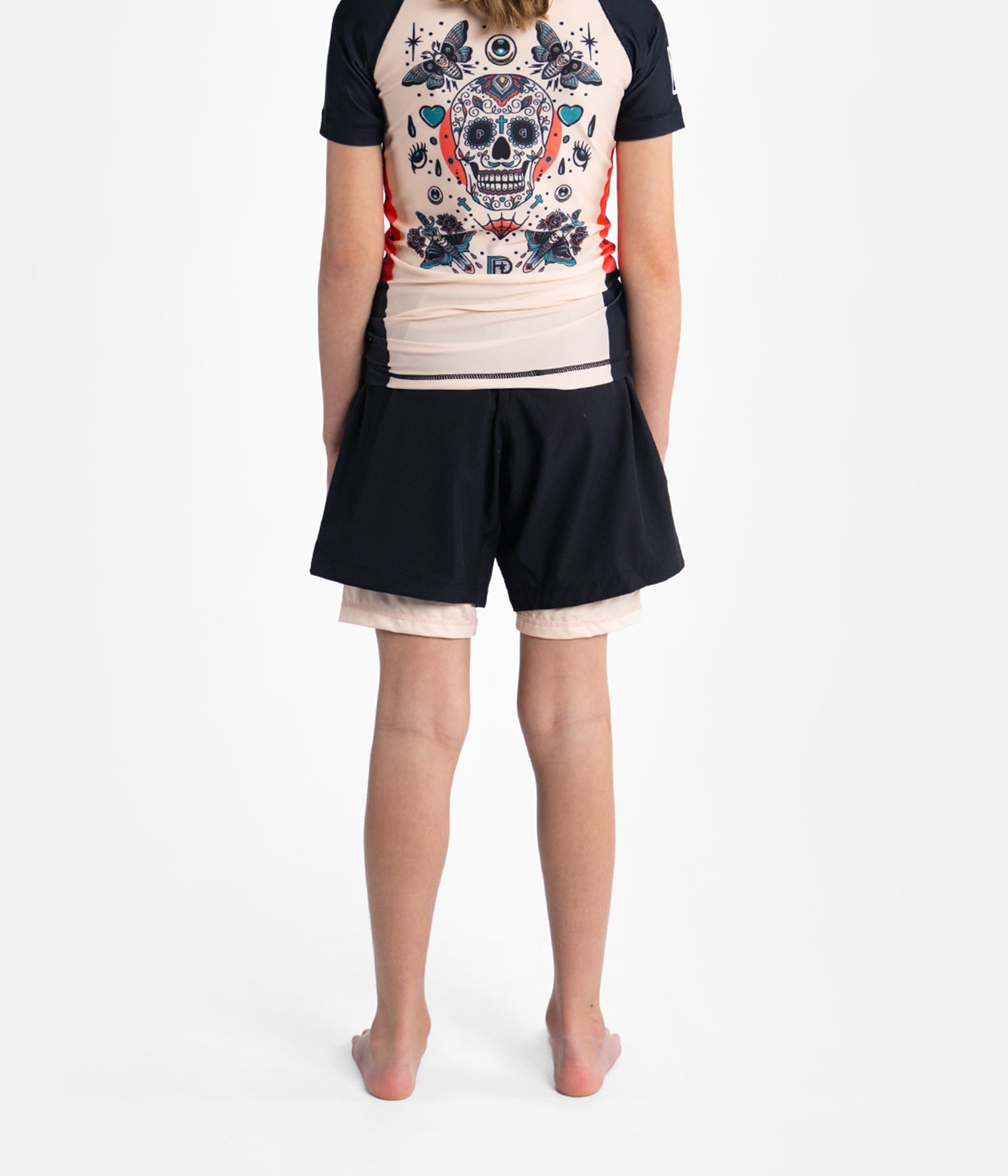 Kids Sugar Skull Hybrid Shorts