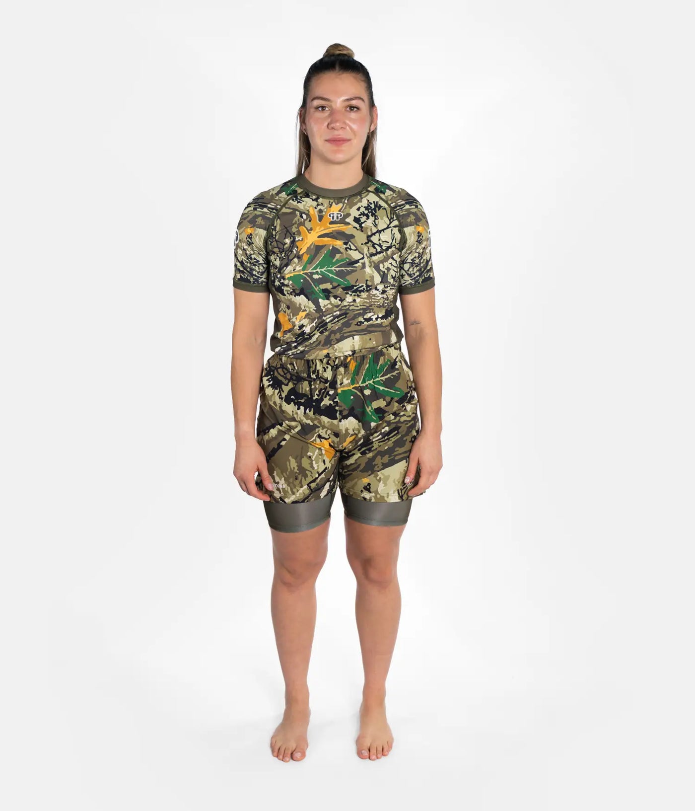 Woodland camo rashguard