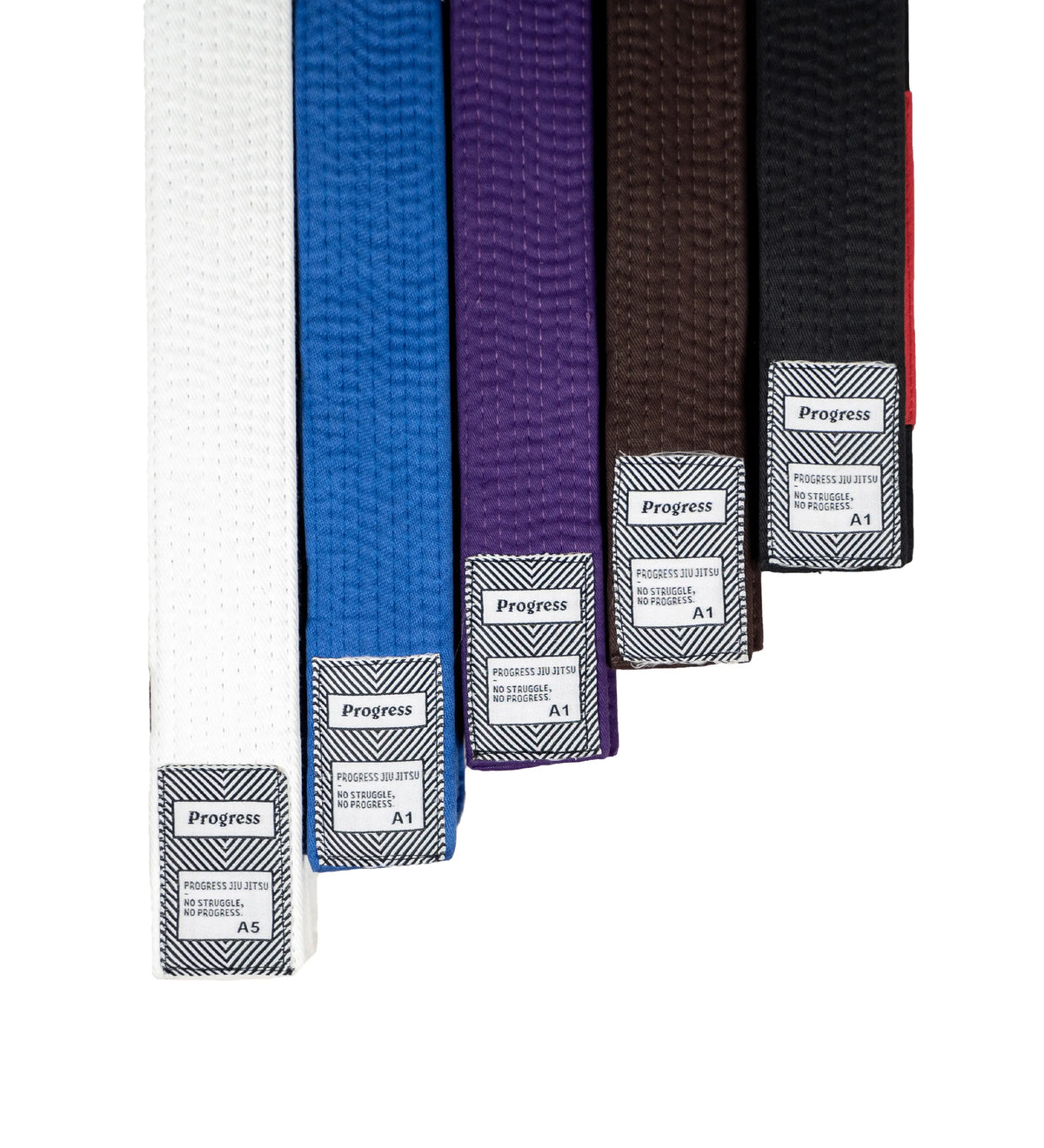 Progress BJJ Belt 24/25 Belt A0 White