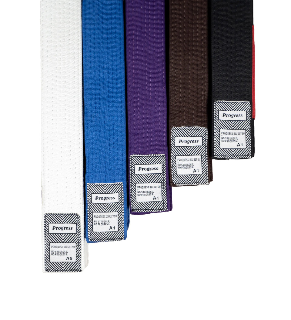 Progress BJJ Belt 24/25 Belt A0 White