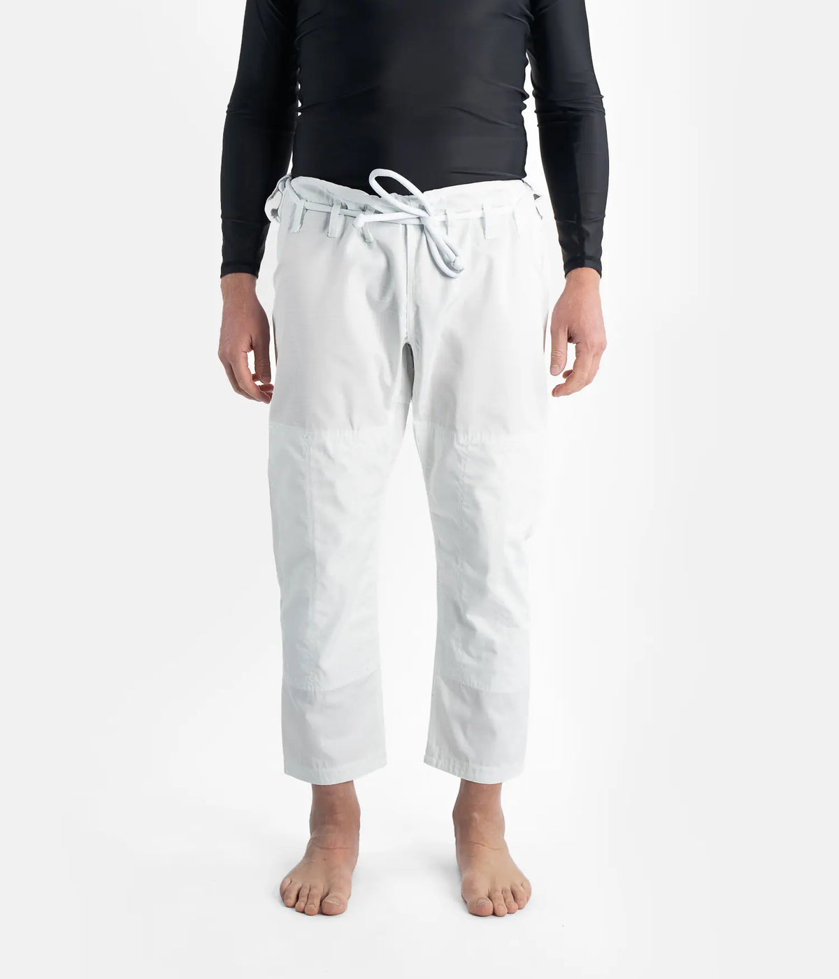 Plain Ripstop Gi Pants - Black Pants A0 White
